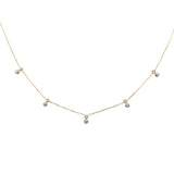 <span style="color:purple">SPECIAL!</span> .31ct G SI 14K Yellow Gold Diamond Pendant Necklace 16+2" Ext Long