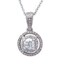 .35ct Diamond Solitaire Drop Dangle Necklace Pendant 14kt White gold 18" Chain