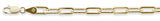 <span>CLOSEOUT 20% OFF! </span> 110 5.1MM Square Forzatina Yellow gold Plated .925  Solid Sterling Silver Sizes 8"-28" Inches NEW