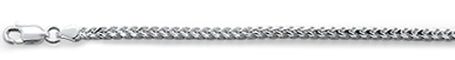080-2.4MM Oval Franco .925 Sterling Silver Chain 20-28" NEW