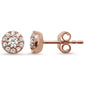 .31ct 14k Rose Gold Elegant Diamond Stud Earrings