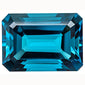 Click to view Emerald Cut London Blue Topaz loose Gemstones variation