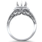 <span>DIAMOND CLOSEOUT! </span>.20ct 14kt White Gold Round Diamond Semi Mount Engagement Ring