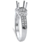 <span>DIAMOND CLOSEOUT! </span>.23CT Round Diamond 14kt White Gold Semi Mount Engagement Ring
