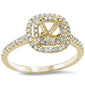 <span>DIAMOND CLOSEOUT! </span>.30cts F SI 14kt Yellow Gold Round Diamond Semi Mount Engagement Ring Size 6.5