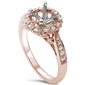 <span style="color:purple">SPECIAL!</span>0.23cts 14k Rose Gold Diamond Ring Size 6.5