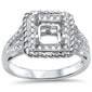 <span>DIAMOND CLOSEOUT! </span>.19ct F SI 14kt White Gold Diamond Semi Mount Ring Size 6.5