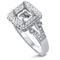 <span>DIAMOND CLOSEOUT! </span>.19ct F SI 14kt White Gold Diamond Semi Mount Ring Size 6.5