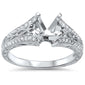 <span>DIAMOND CLOSEOUT! </span>.20ct F SI 14kt White Gold Diamond Semi Mount Ring Size 6.5