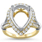 <span>DIAMOND CLOSEOUT! </span>.84cts 14k Yellow Gold & Diamond Semi-Mount Ring