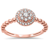 <span>DIAMOND CLOSEOUT! </span> .25ct G SI 14kt Rose Gold Engagement Promise Diamond Ring Size 6.5