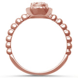 <span>DIAMOND CLOSEOUT! </span> .25ct G SI 14kt Rose Gold Engagement Promise Diamond Ring Size 6.5