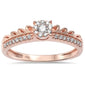 .20ct G SI 14kt Rose Gold Engagement Promise Diamond Ring Size 6.5