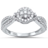 .41ct G SI 14kt White Gold Engagement Solitaire Diamond Ring Size 6.5