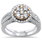 1.07ct 14k Two Tone Round Diamond Rinze 6.5