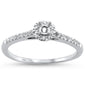 <span>DIAMOND CLOSEOUT! </span>.18ct 14k White Gold Semi Mount Diamond Engagement Ring Size 6.5