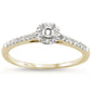 <span>DIAMOND CLOSEOUT! </span>.20ct 14k Two Tone Gold Semi Mount Diamond Engagement Ring Size 6.5