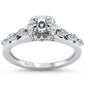 <span>DIAMOND CLOSEOUT! </span>.21ct 14k White Gold Diamond Semi Mount Engagement Ring Size 6.5