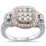1.02ct 14k Two Tone Antique Reproduction Engagement Diamond Rinze 6.5