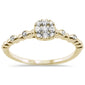 .27ct 14k Yellow Gold Diamond Promise Engagement Ring Size 6.5