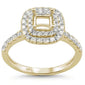 <span>DIAMOND CLOSEOUT! </span>.73ct 14kt Yellow Gold Diamond Semi-Mount Ring Size 6.5