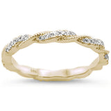 <span>DIAMOND CLOSEOUT! </span>.26cts 14k Yellow Gold Diamond Ring Size 6.5