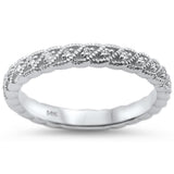 .22cts 14k White Gold Diamond Ring Size 6.5