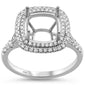 <span>DIAMOND CLOSEOUT! </span>.40ct 10k White Gold Semi Mount Diamond Engagement Ring
