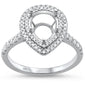 <span>DIAMOND CLOSEOUT! </span>.43cts 10k White Gold & Diamond Semi-Mount Ring