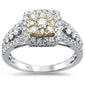 <span style="color:purple">SPECIAL!</span>1.16ct 14k Two Tone Gold Engagement Diamond Ring Size 6.5
