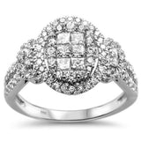 <span>DIAMOND CLOSEOUT! </span>1.03ct 14k White Gold Diamond Ring Size 6.5
