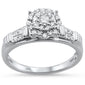 <span style="color:purple">SPECIAL!</span> .38ct 14KT White Gold Round Diamond Solitaire Ring Size 6.5