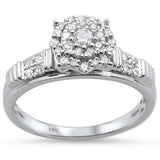 .38ct 14KT White Gold Round Diamond Solitaire Ring Size 6.5