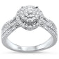 <span>DIAMOND  CLOSEOUT! </span> .48ct 14KT White Gold Round Diamond Ring Size 6.5