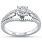 <span>DIAMOND  CLOSEOUT! </span> .36ct 14KT White Gold Round Diamond Ring Size 6.5