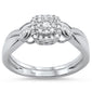 <span style="color:purple">SPECIAL!</span>.20ct 14KT White Gold Diamond Engagement Ring Size 6.5