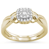<span>DIAMOND CLOSEOUT! </span> .20ct 14KT Yellow Gold Diamond Engagement Ring Size 6.5