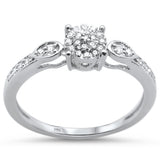 .17ct 14KT White Gold Diamond Engagement Ring Size 6.5