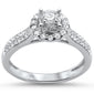 <span style="color:purple">SPECIAL!</span> .54ct 14KT White Gold Diamond Engagement Ring Size 6.5