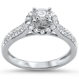 .54ct 14KT White Gold Diamond Engagement Ring Size 6.5