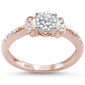 <span style="color:purple">SPECIAL!</span> .17ct 14KT Rose Gold Diamond Engagement Ring Size 6.5