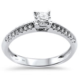 <span>DIAMOND CLOSEOUT! </span>.25ct 14KT White Gold Diamond Ring Size 6.5