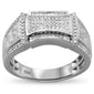 <span>DIAMOND  CLOSEOUT! </span>.41cts 10k White gold Men's Diamond Wedding Band Ring size 10