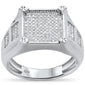 <span>DIAMOND  CLOSEOUT! </span>Men's .37ct 10k White Gold Diamond Ring Size 10
