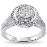 <span>DIAMOND CLOSEOUT! </span> .37ct 10k White Gold Diamond Ring Size 6.5