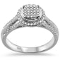 <span style="color:purple">SPECIAL!</span> .24ct 10K White Gold Round Diamond Solitaire Ring Size 6.5