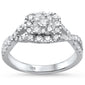 <span style="color:purple">SPECIAL!</span>.74cts 14k White gold Diamond Solitaire Engagement Promise Ring Size 6.5