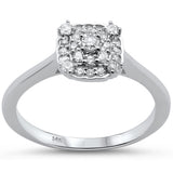 <span>DIAMOND CLOSEOUT! </span> .25cts 14k White gold Diamond Solitaire Engagement Promise Ring