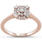 <span>DIAMOND  CLOSEOUT! </span> .24cts 14k Rose Gold Diamond Solitaire Engagement Promise Ring Size 6.5