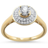 <span>DIAMOND CLOSEOUT! </span>.28cts 14k Yellow Gold Diamond Solitaire Engagement Promise Ring Size 6.5